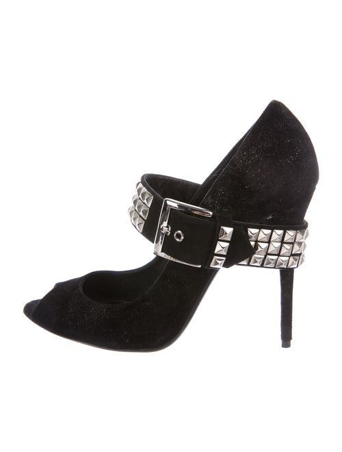 Balmain Studded Accents Pumps Black