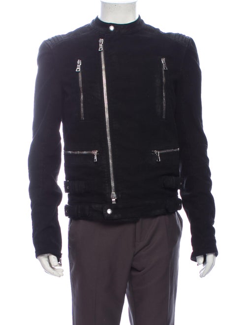 Balmain Moto Jacket Black