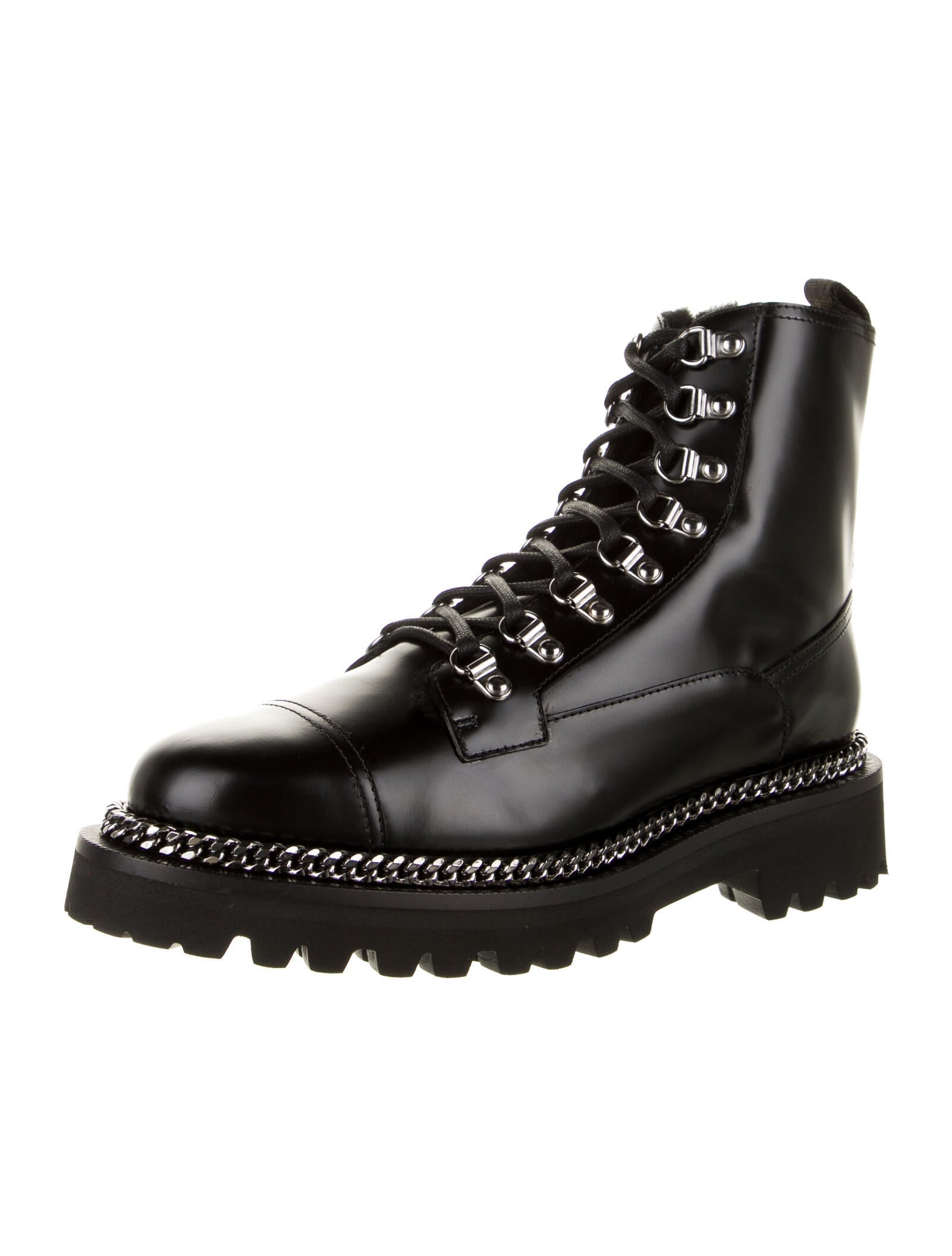 Balmain Army Balmain Quilted Boots Balmain Black Quilted Army
