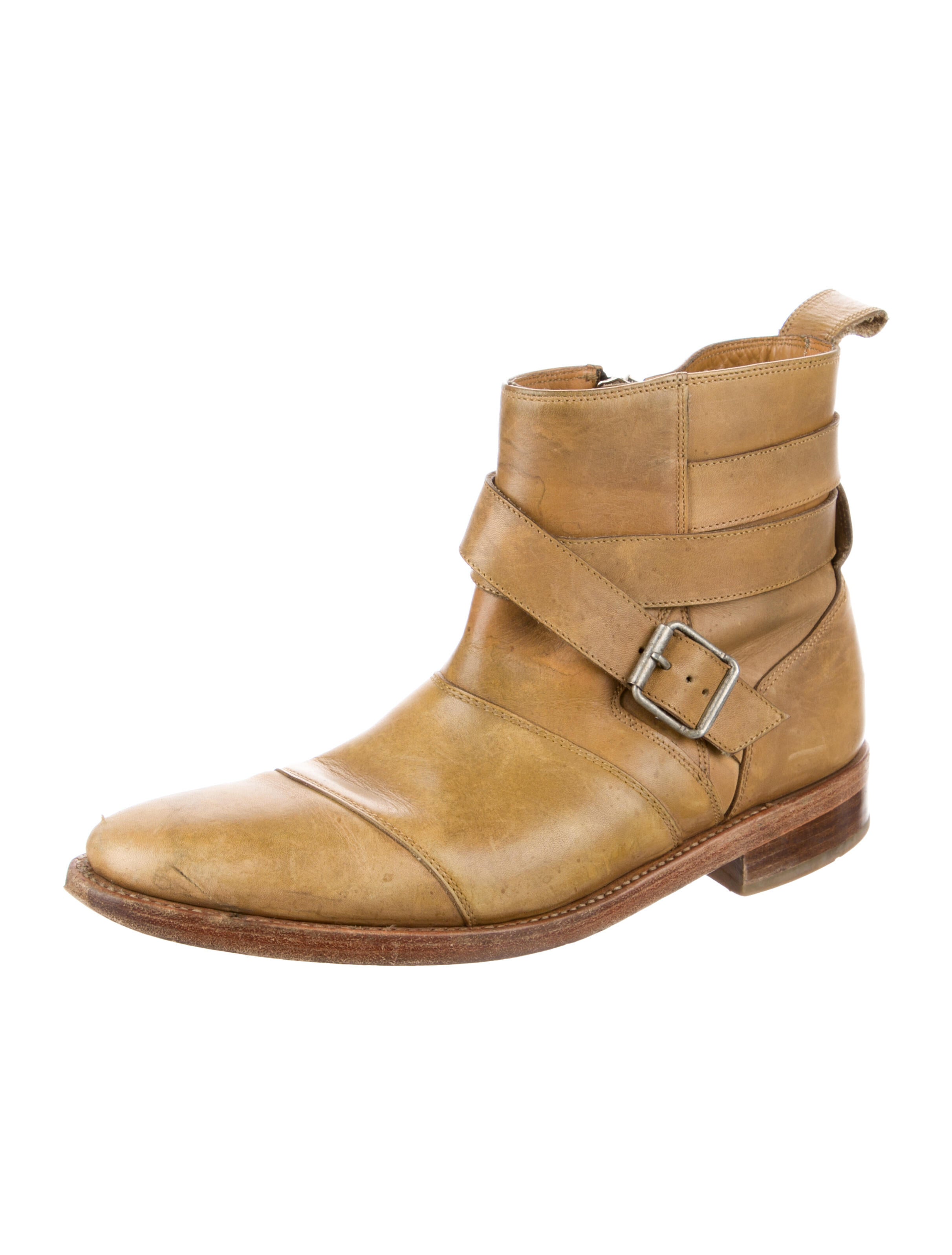 NIB Balmain Brown Leather Men\'s Boots Timberland Men main image 4