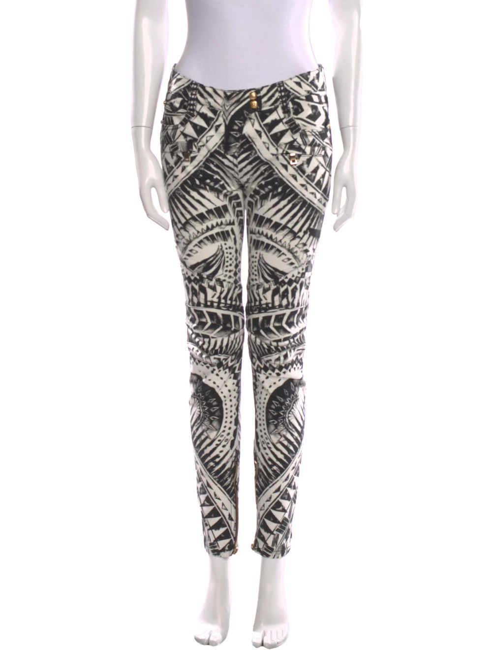 Balmain Low-Rise Straight Leg Jeans - image 1