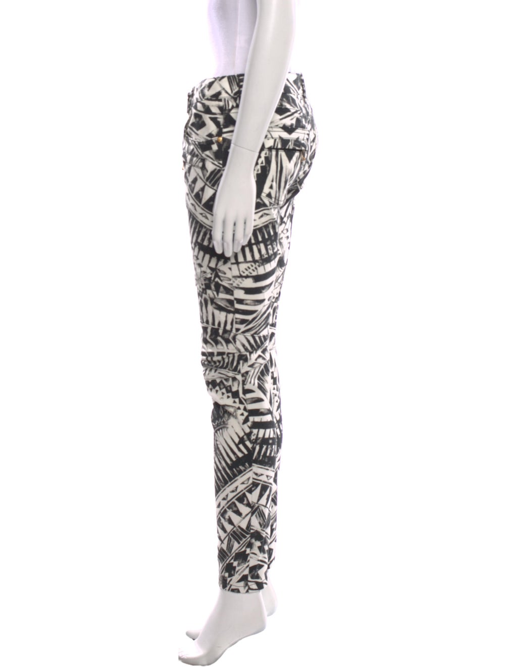 Balmain Low-Rise Straight Leg Jeans - image 2