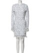 Balmain Tweed Pattern Mini Dress