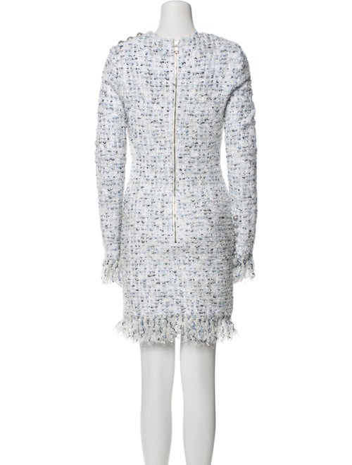 Balmain Tweed Pattern Mini Dress
