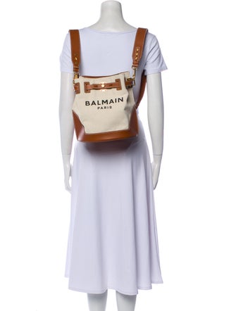 Balmain B Army Canvas Bucket Bag