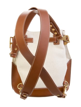 Balmain B Army Canvas Bucket Bag