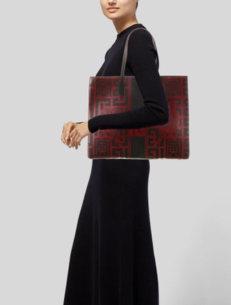 Balmain Leather Zodiac Tote