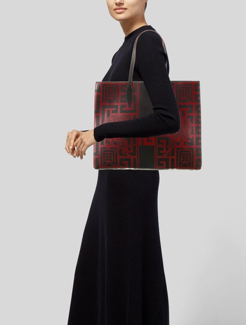 Balmain Leather Zodiac Tote