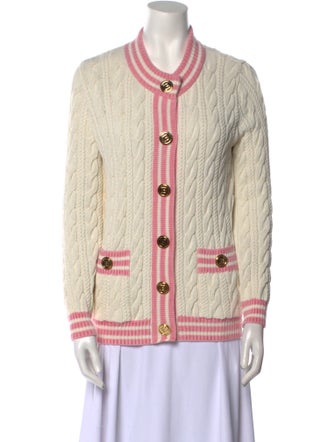 Balmain Printed Mock Neck Sweater