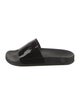 Balmain Patent Leather Slides