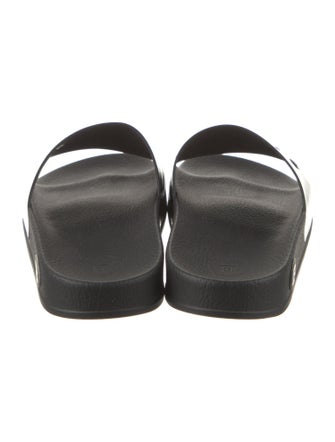 Balmain Patent Leather Slides