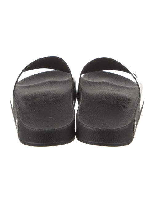 Balmain Patent Leather Slides