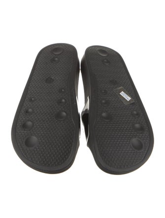 Balmain Patent Leather Slides