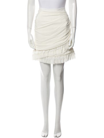 Balmain Skirts Silk Mini Skirt Us6, Fr38 | M