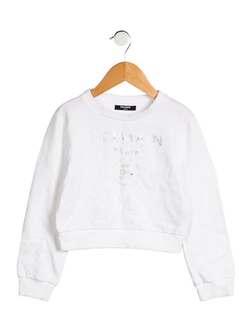 Balmain Girls' Graphic Sweatshirt