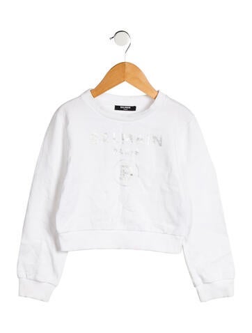 Balmain Sizes 7-16 Girls' Graphic Sweatshirt 8