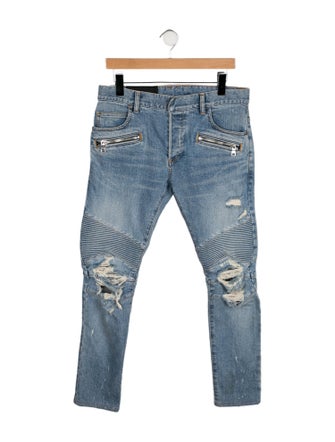 Balmain Moto Jeans