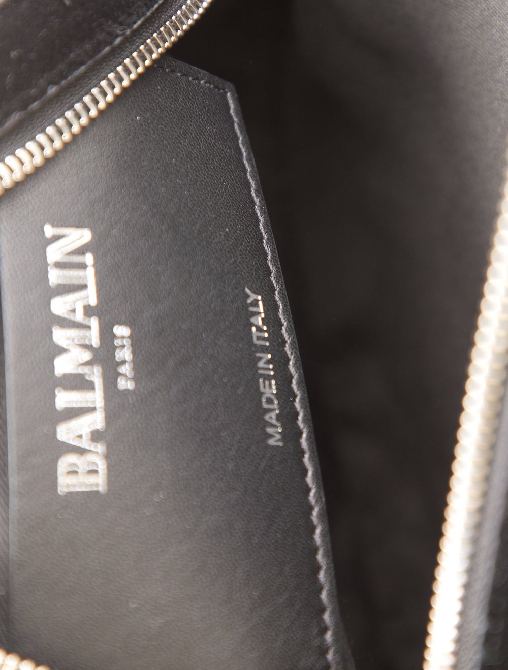 Balmain Embroidered Logo Crossbody Bag Gem