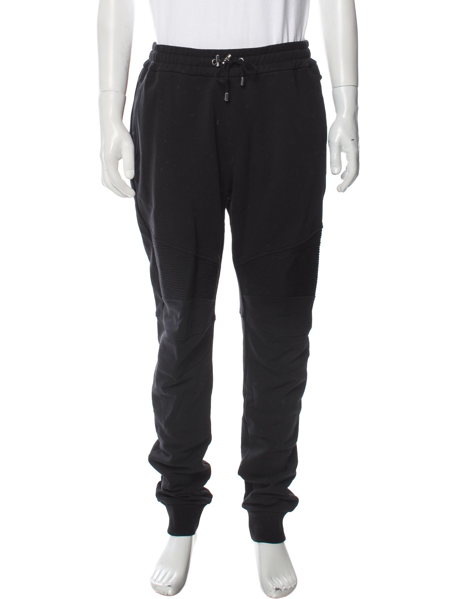 Balmain Black Cotton Joggers (Workout Pants) main image 1