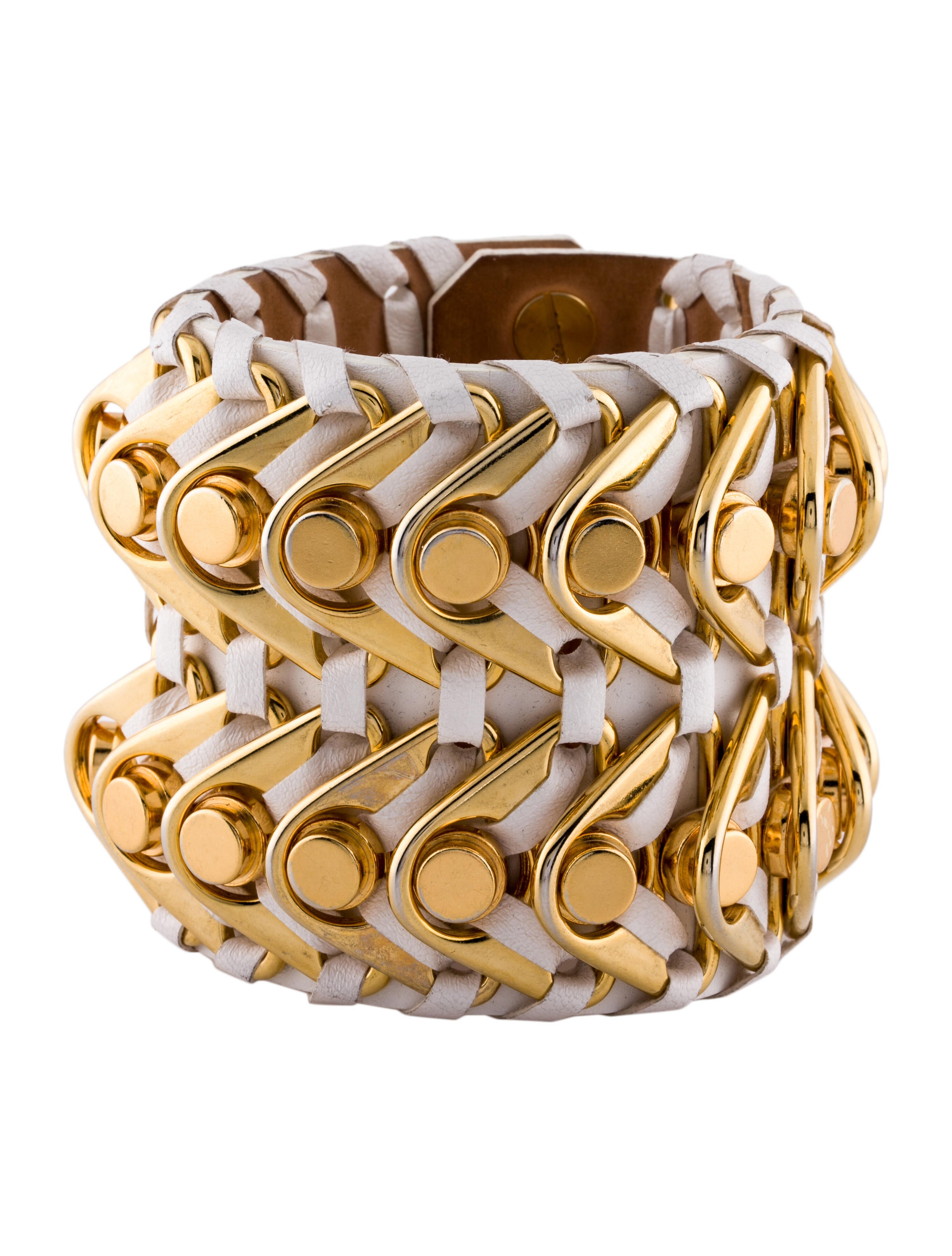 Two-Tone Crossover Bracelet