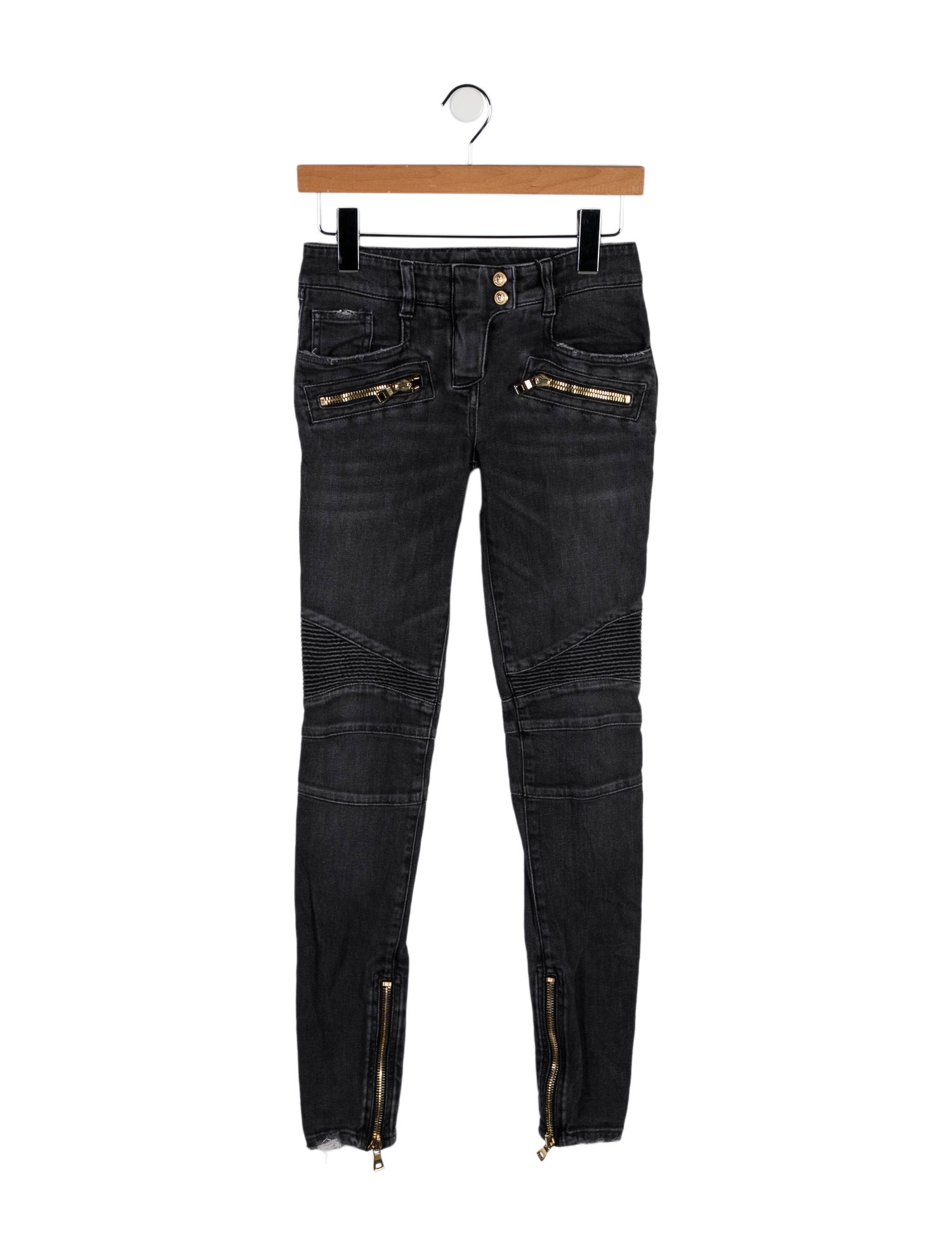 Balmain Low-Rise Skinny Leg Jeans w/ Tags