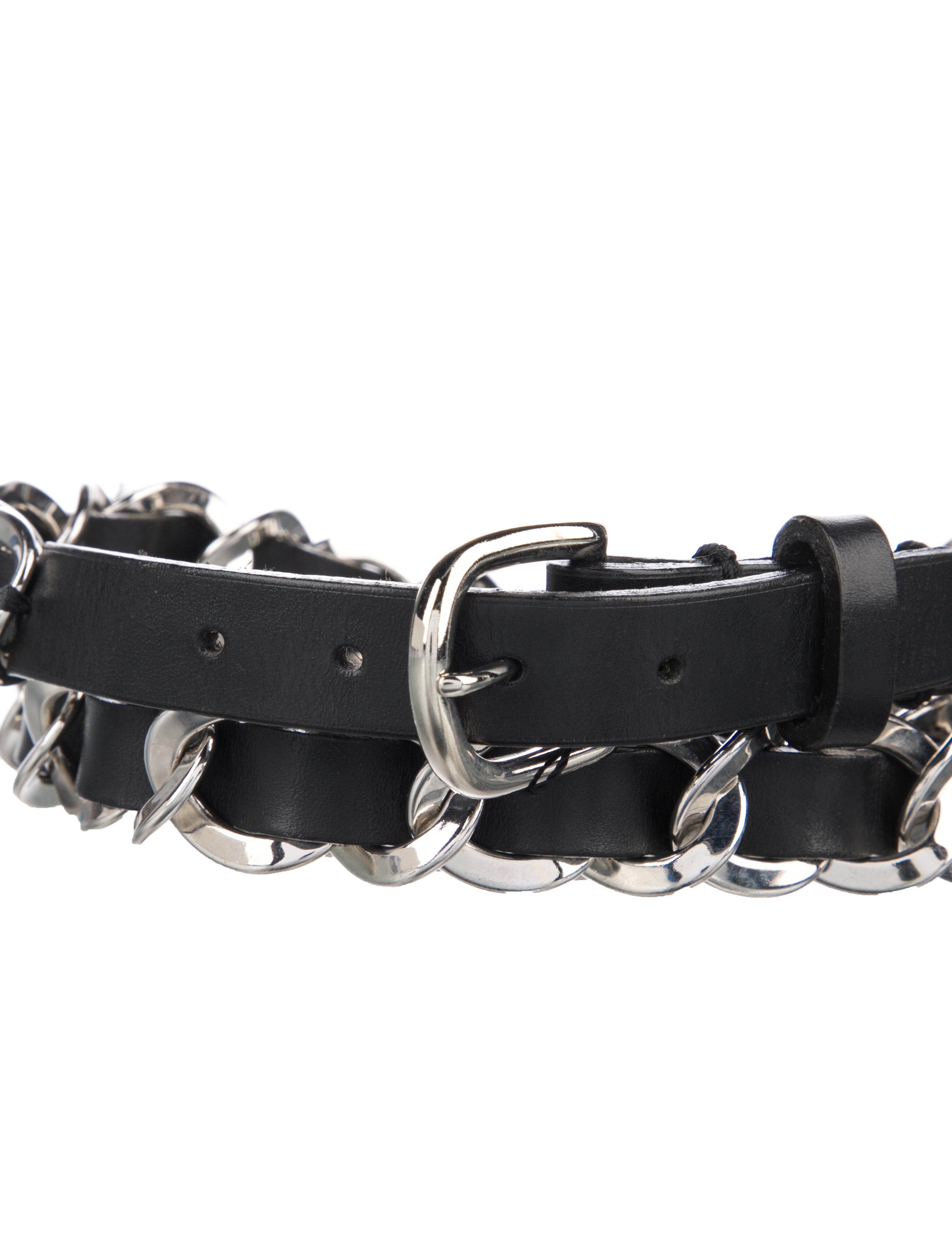 Balmain Skinny Leather Belt