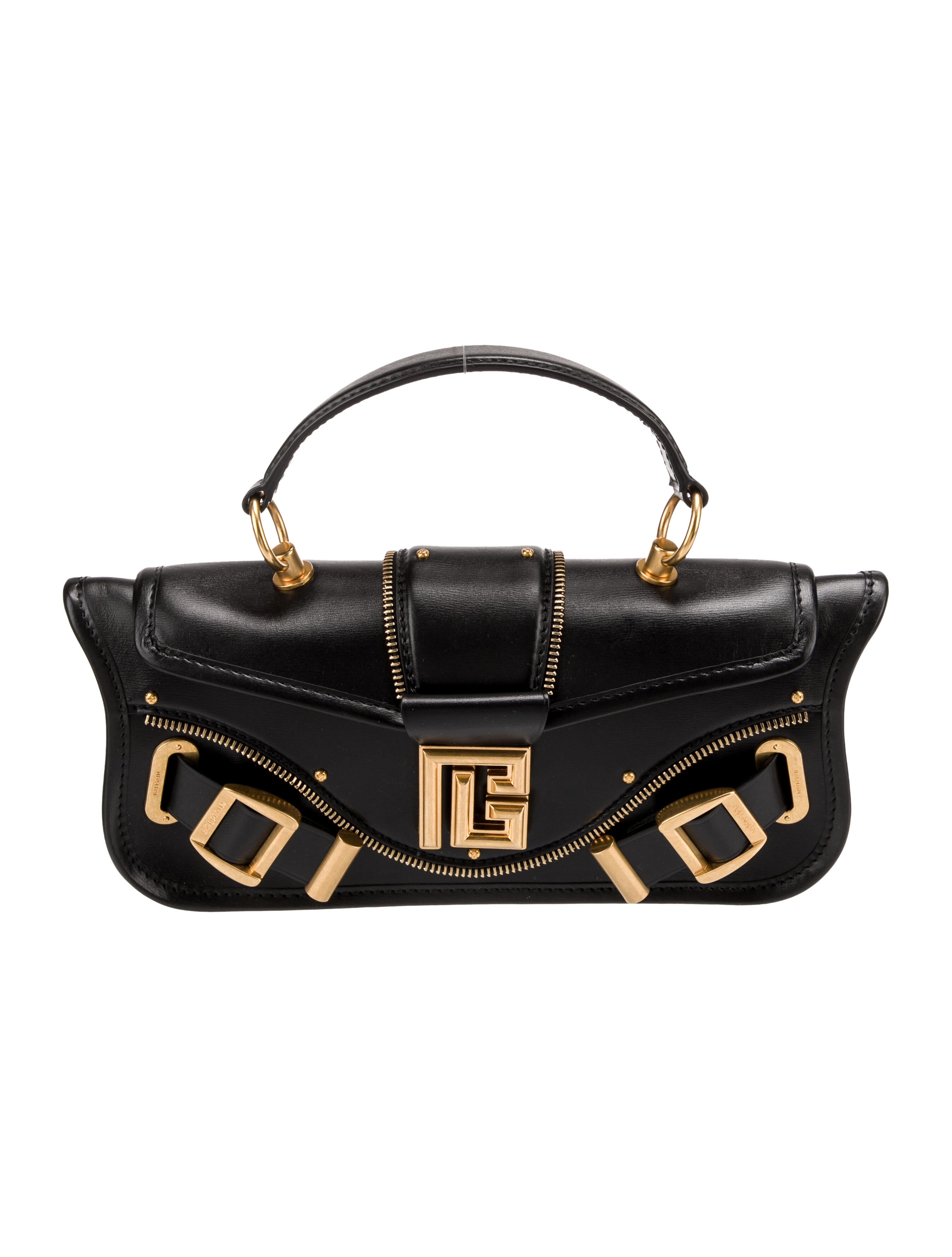 Balmain Leather Handle Bag