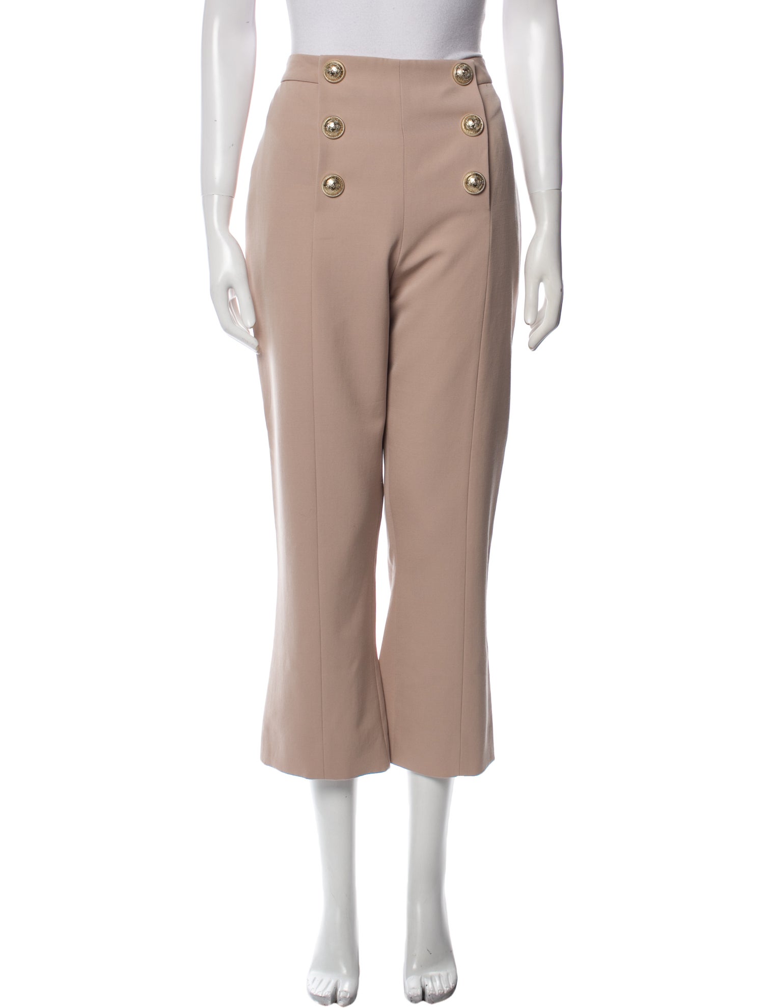 Balmain Virgin Wool Wide Leg Pants w/ Tags