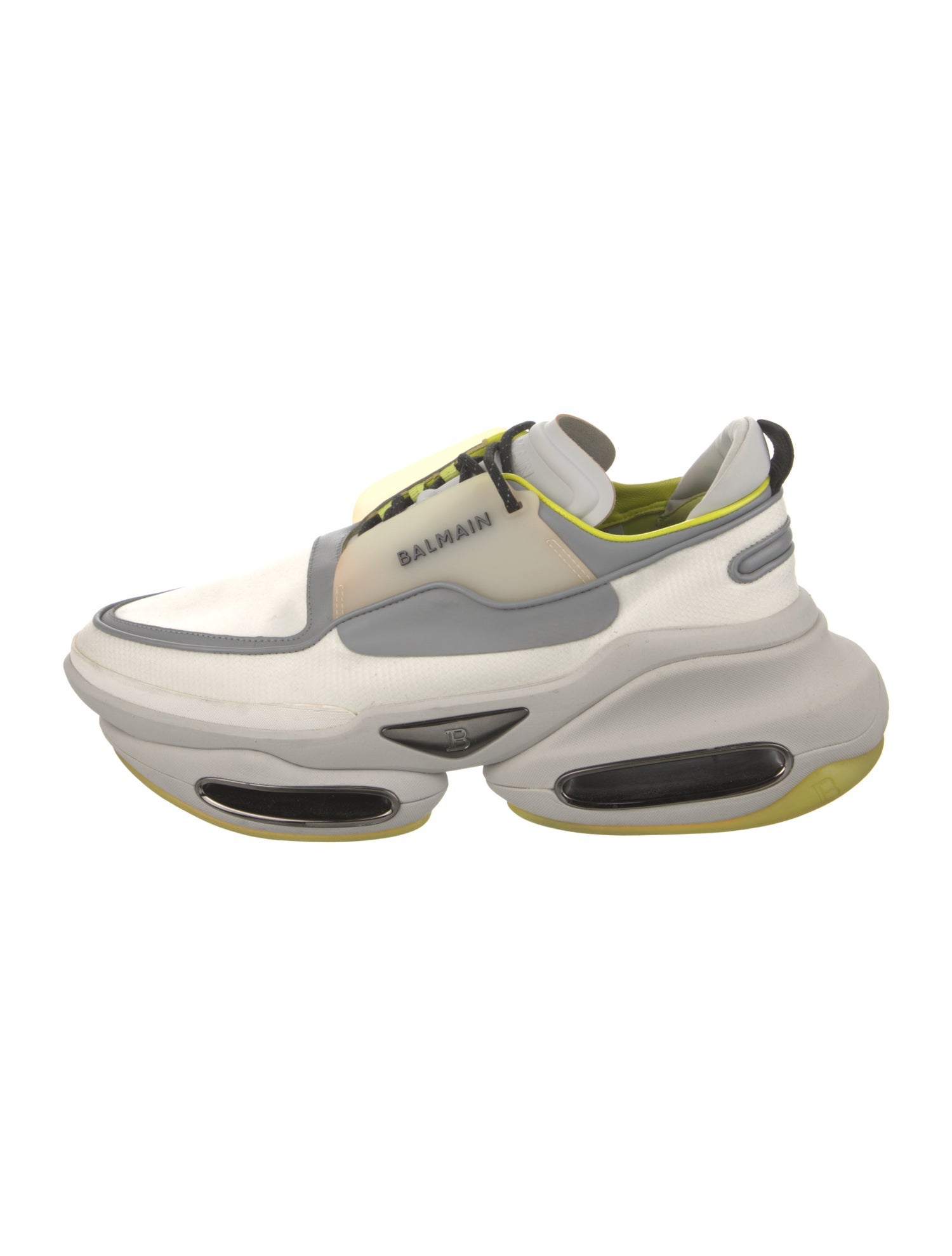 Balmain Colorblock Pattern Sneakers