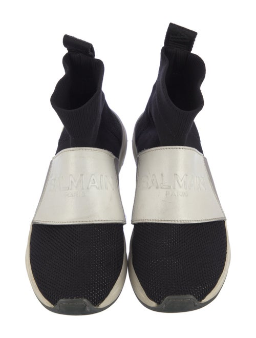 Balmain Colorblock Pattern Sock Sneakers