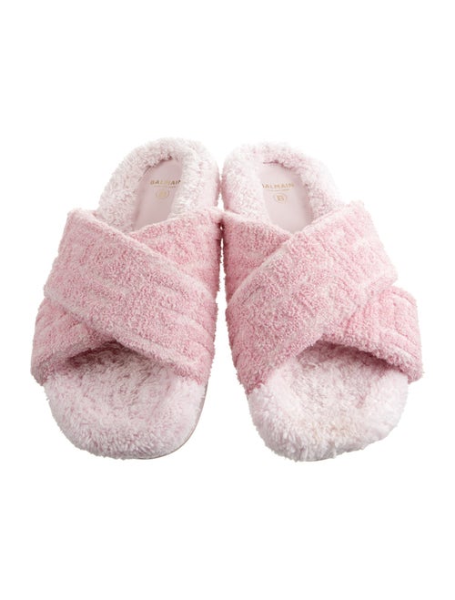 Balmain Terry Cloth Slides