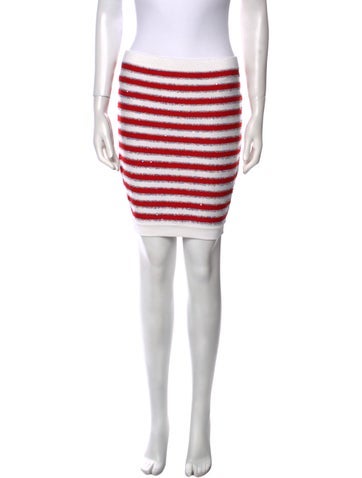 Balmain Skirts Striped Mini Skirt Us4, Fr36 | S