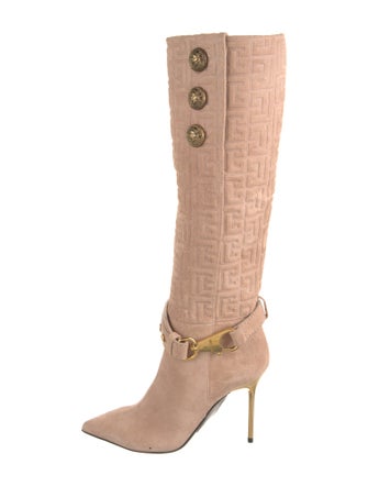 Balmain Suede Boots