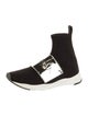 Balmain Colorblock Pattern Sock Sneakers