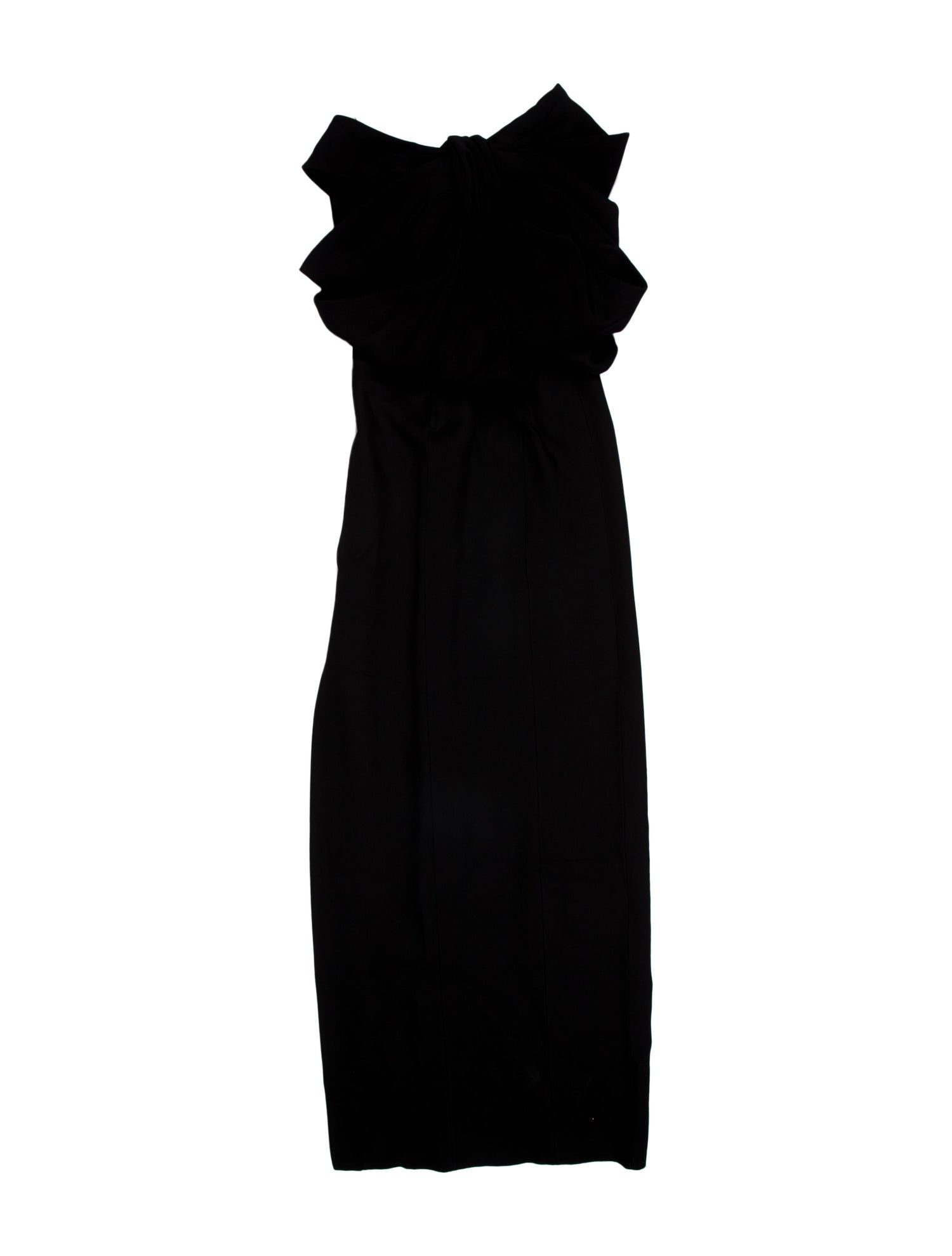 Balmain V-Neck Long Dress