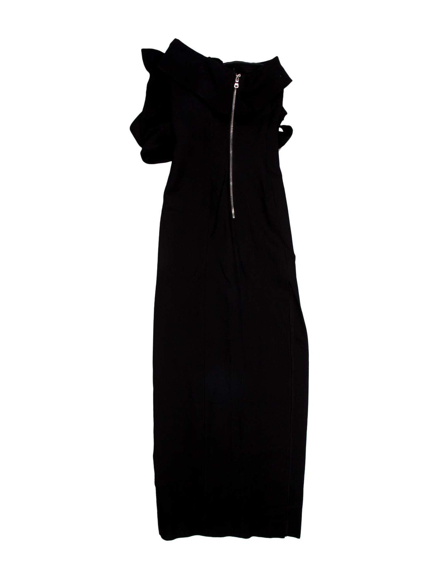 Balmain V-Neck Long Dress