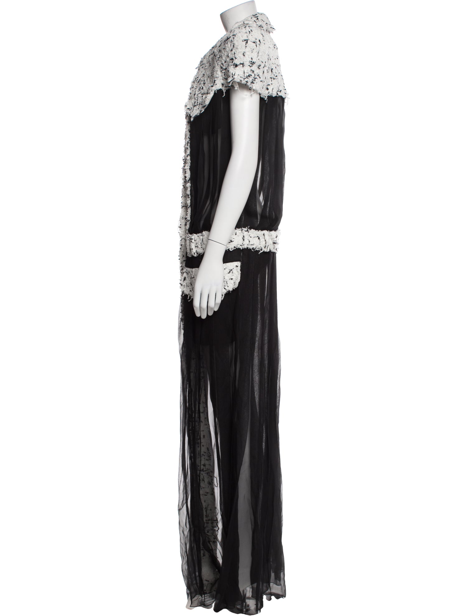 Balmain Colorblock Pattern Coat