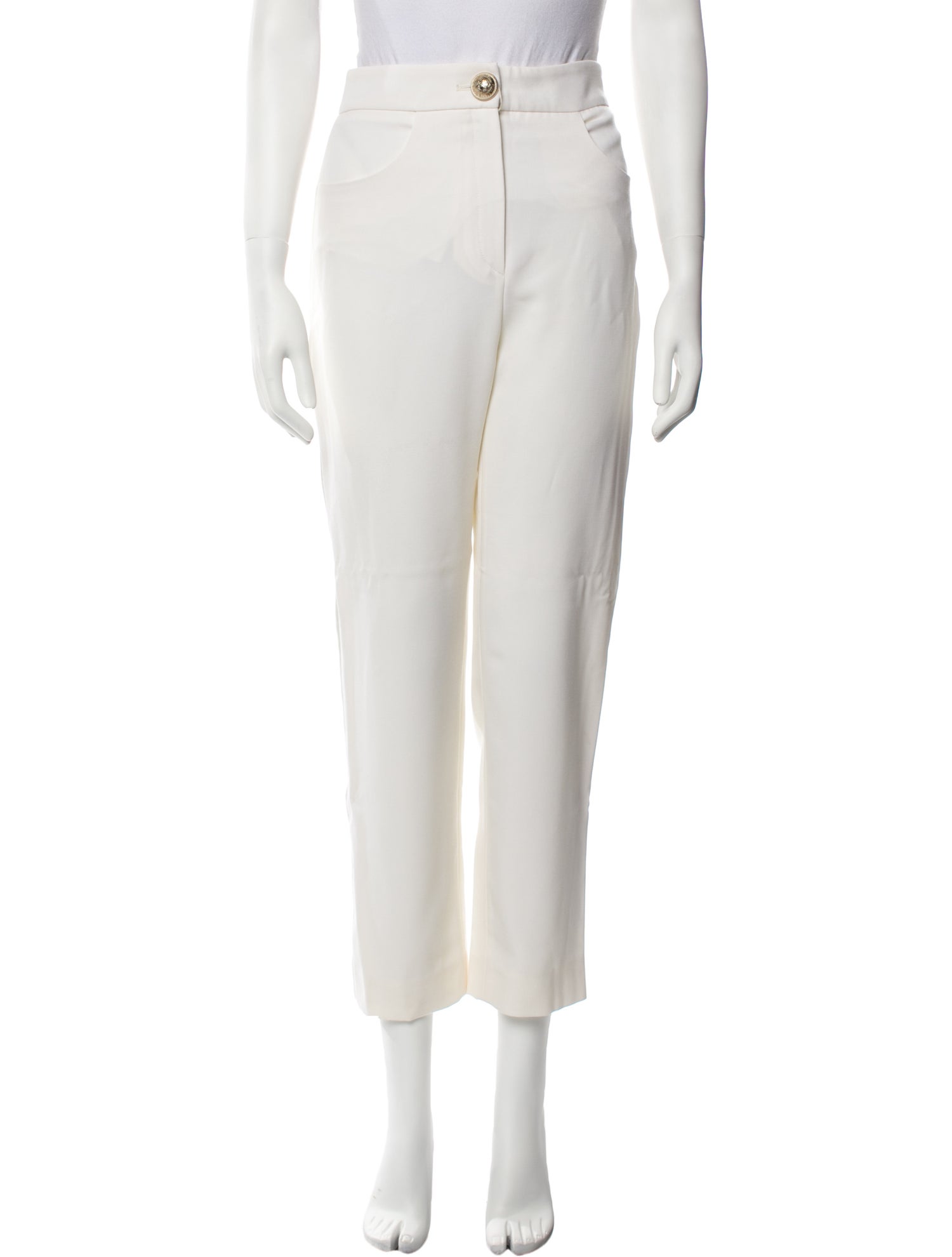 Balmain Wool Straight Leg Pants w/ Tags