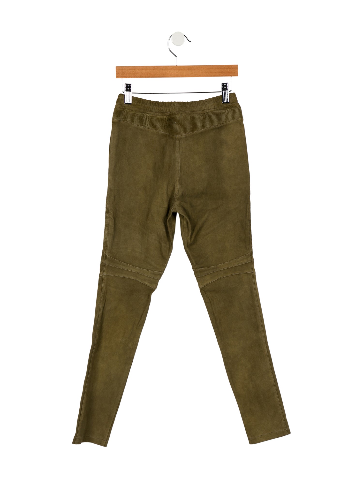 Balmain Boys' Solid Suede Pants w/ Tags