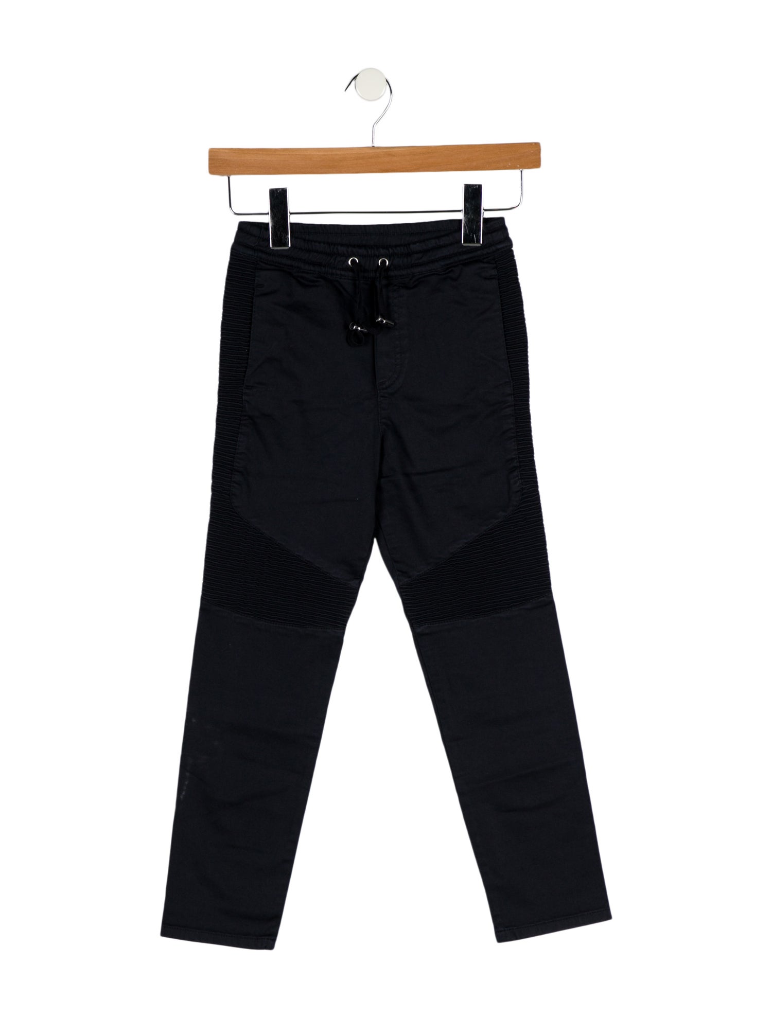 Balmain Boys' Solid Biker Pants w/ Tags