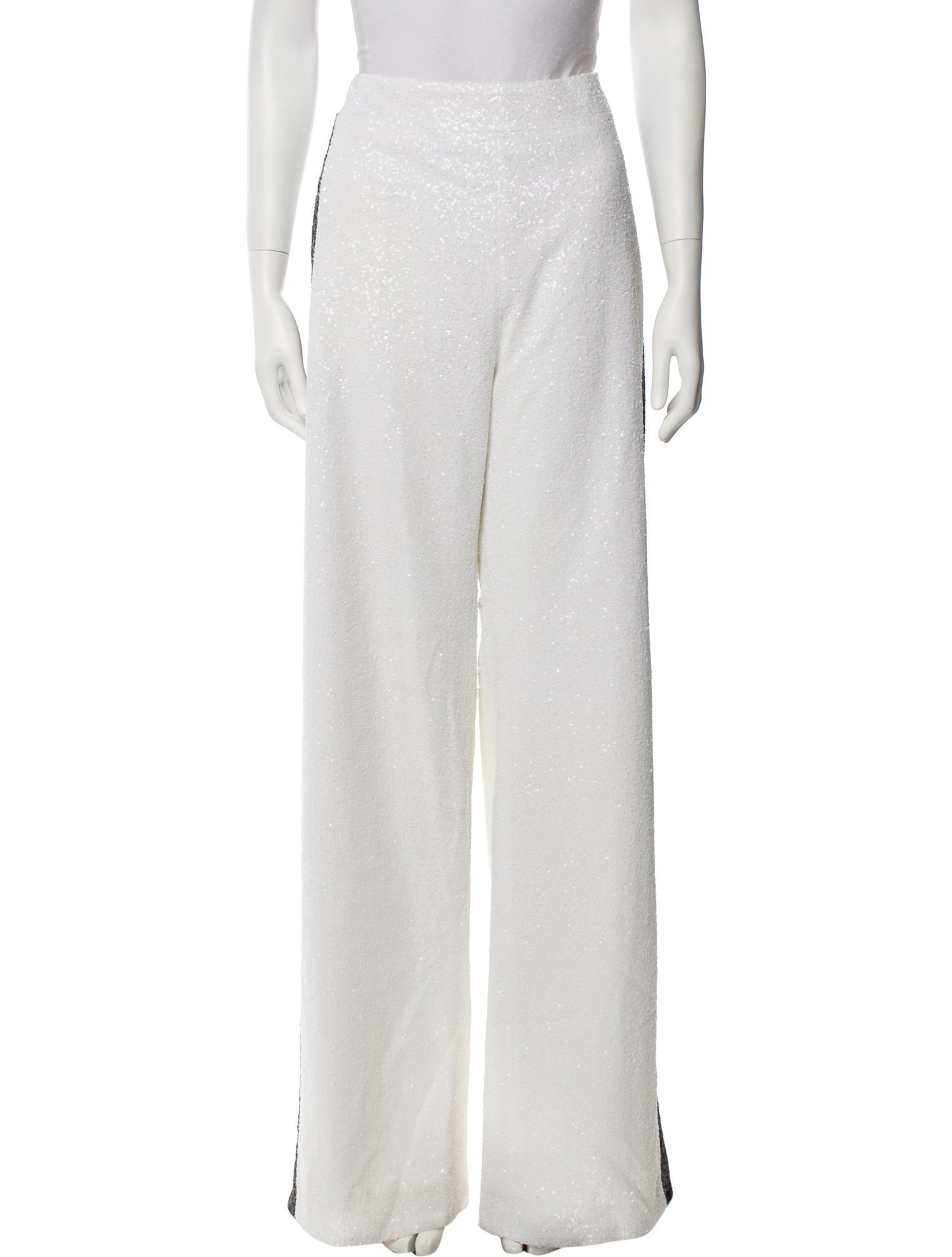 Balmain Sequin Wide Leg Pants