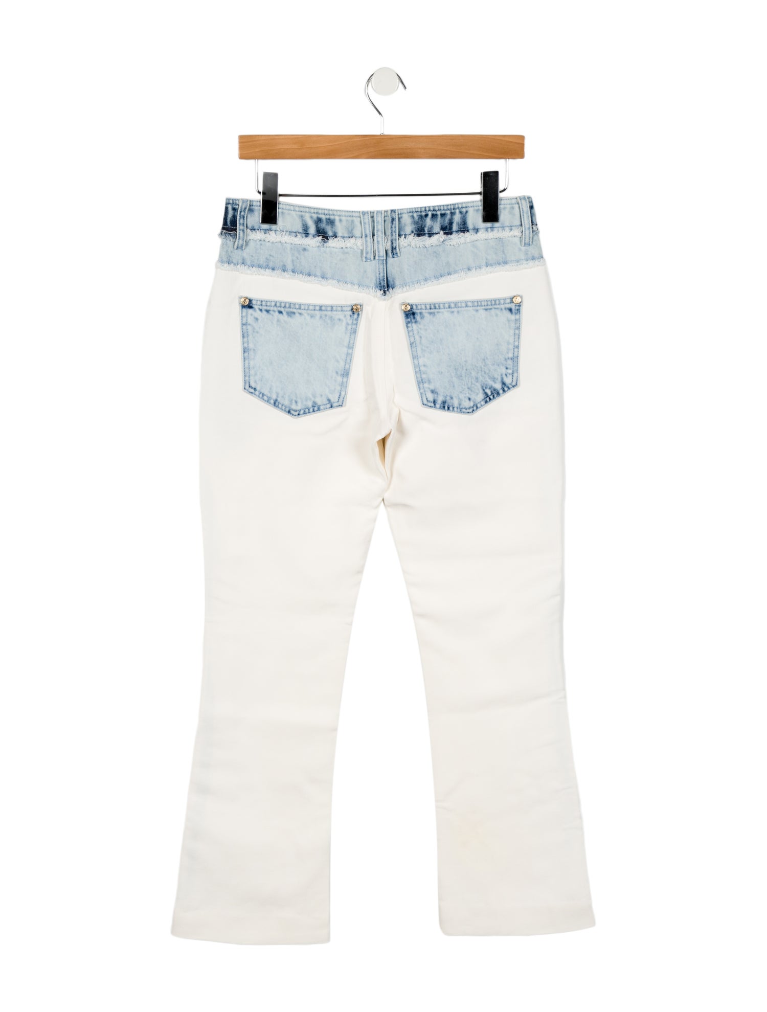 Balmain Mid-Rise Straight Leg Jeans w/ Tags