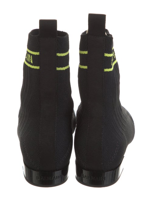 Balmain Graphic Print Sock Boots