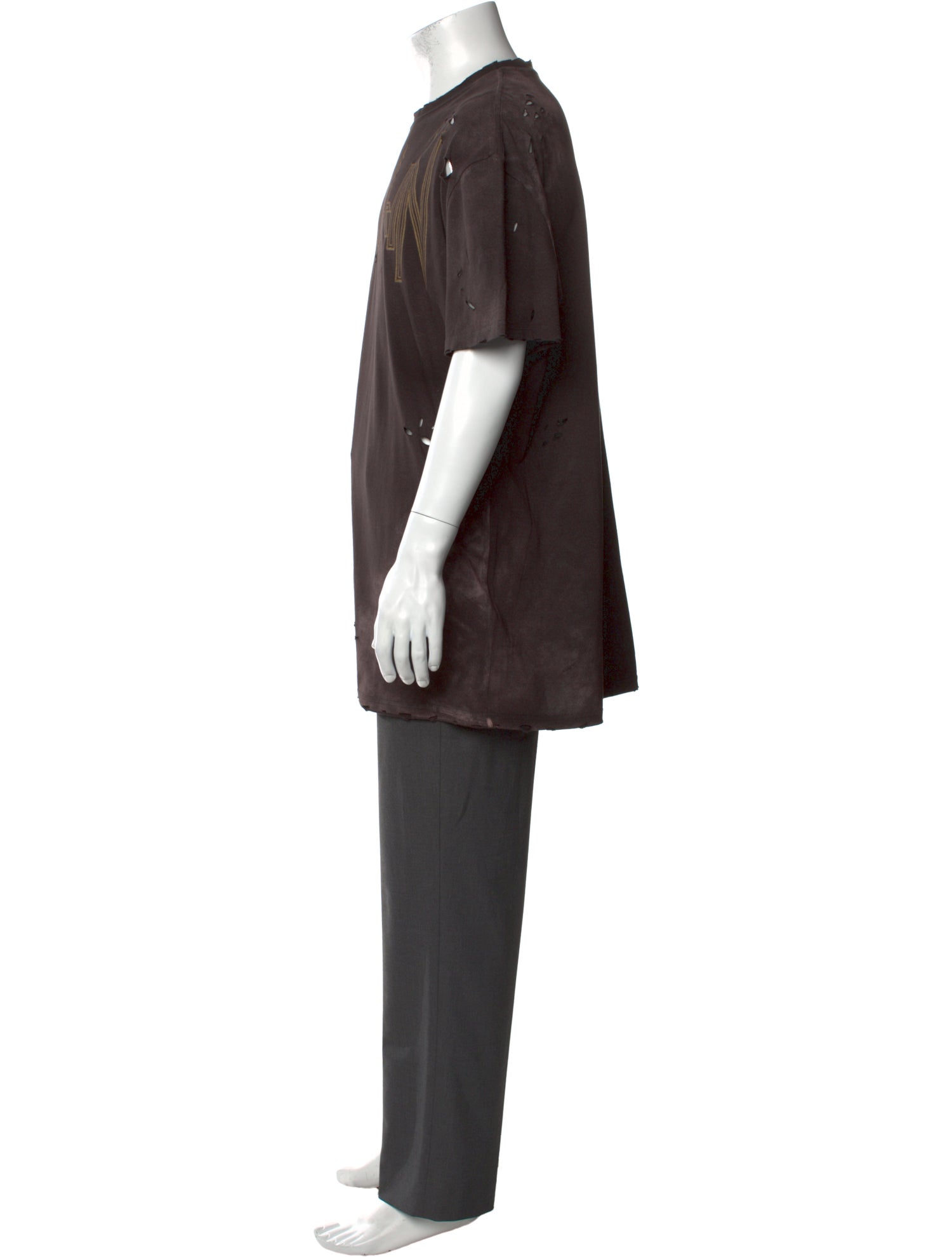 Balmain Graphic Print Crew Neck T-Shirt