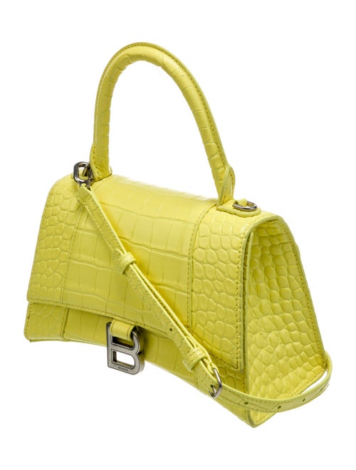 Balenciaga Embossed Leather Top Handle Bag