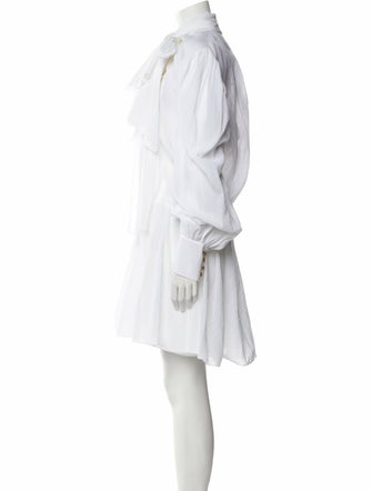 Balmain Mock Neck Mini Dress