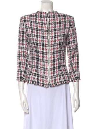 Balmain Tweed Pattern Jacket