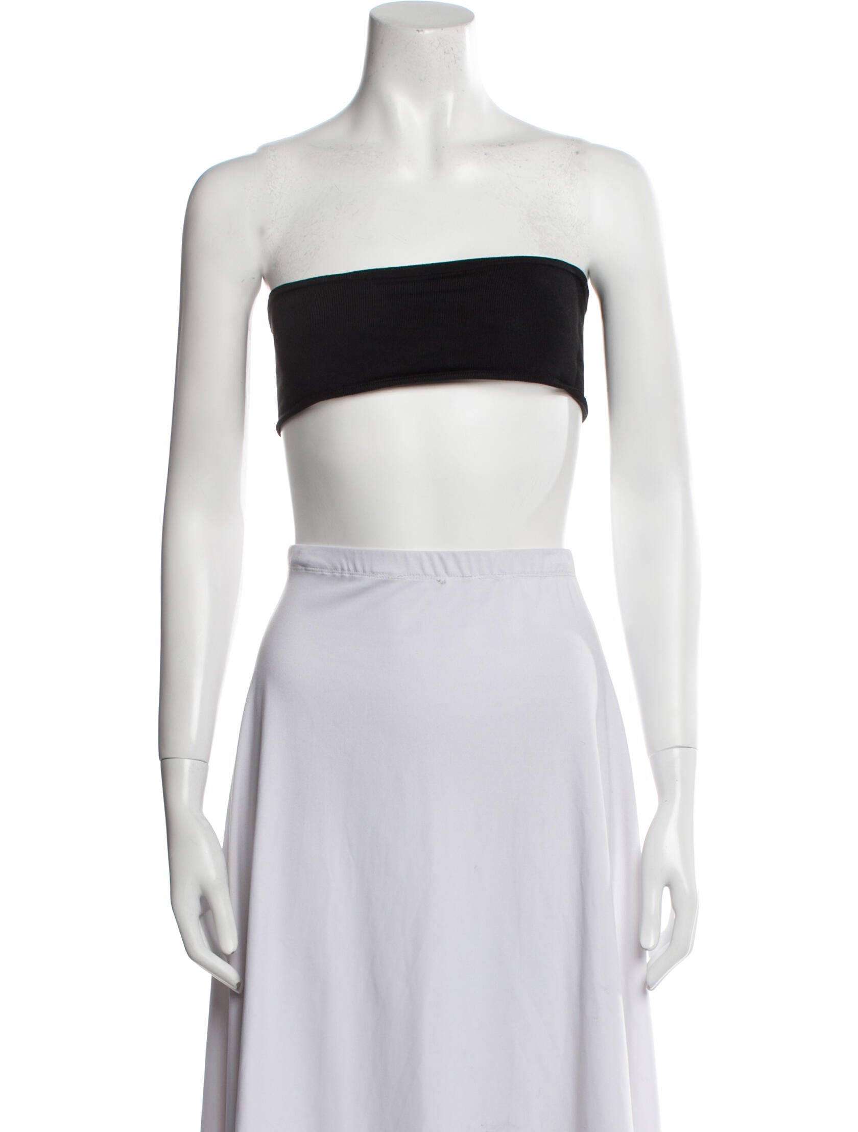 Balmain Strapless Crop Top