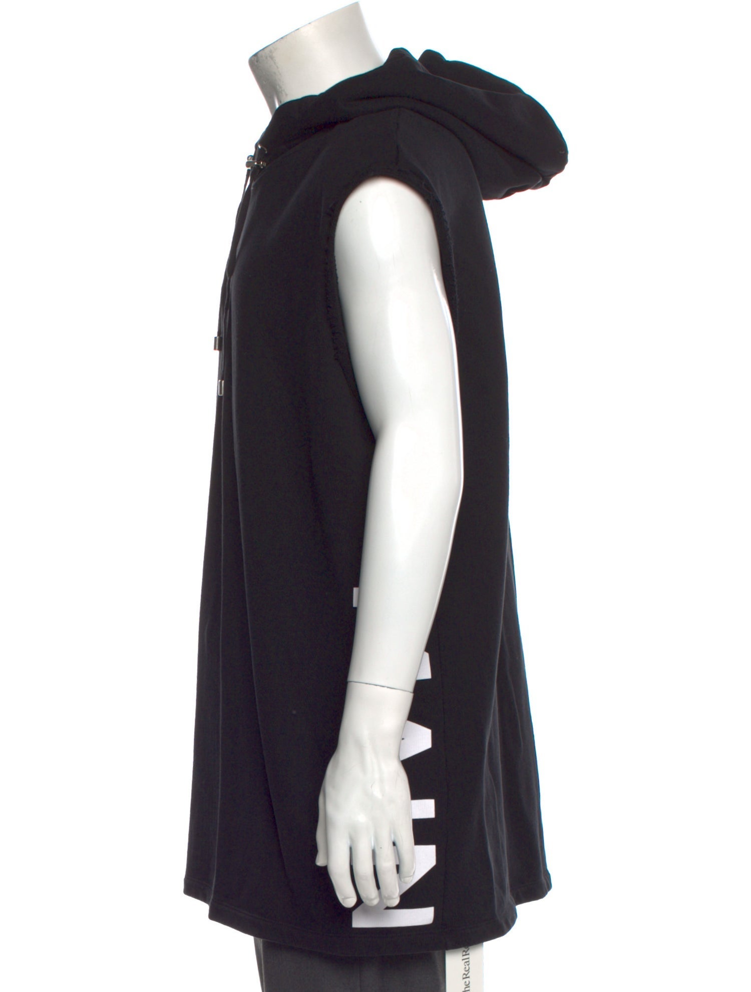 Balmain Crew Neck Sleeveless Hoodie