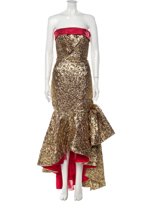 Bambah 2019 Long Dress Gold